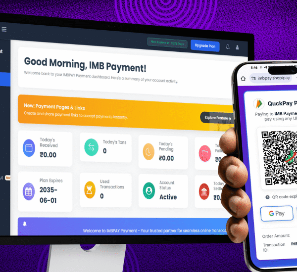 IMB Payment Gateway Sorce Code – Zero-Fee UPI QR Payments